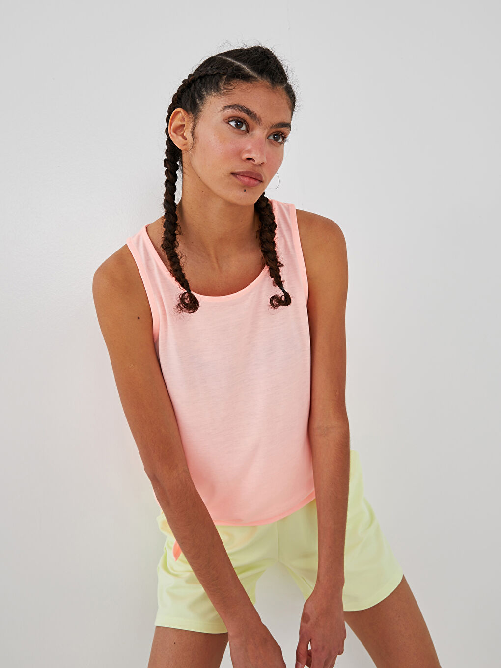 Majica za trening sa U vratom, štampana, za žene-2