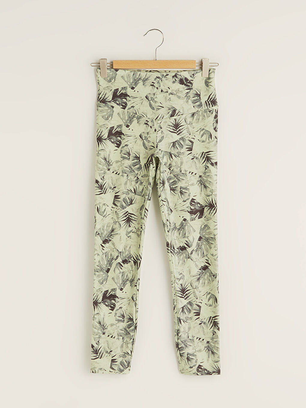 Спортивные леггинсы с узором и эластичным поясом для женщин-9