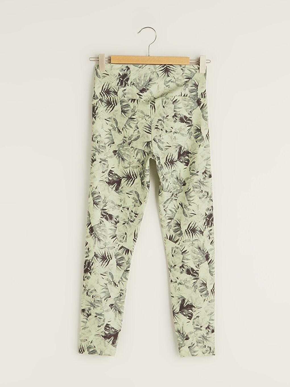 Спортивные леггинсы с узором и эластичным поясом для женщин-10