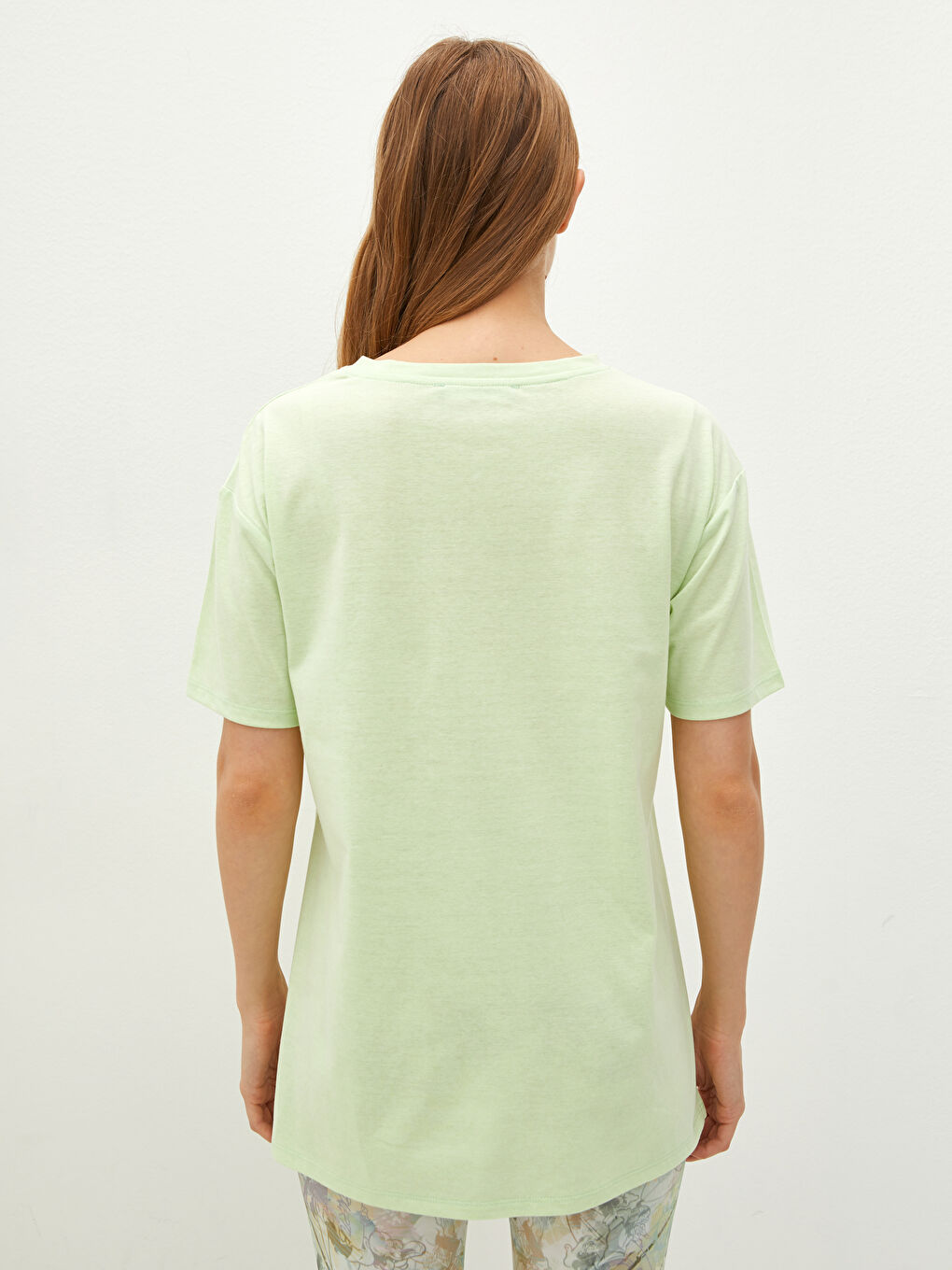 Tunique Sport pour Femmes à Col Rond Droite à Manches Courtes-3