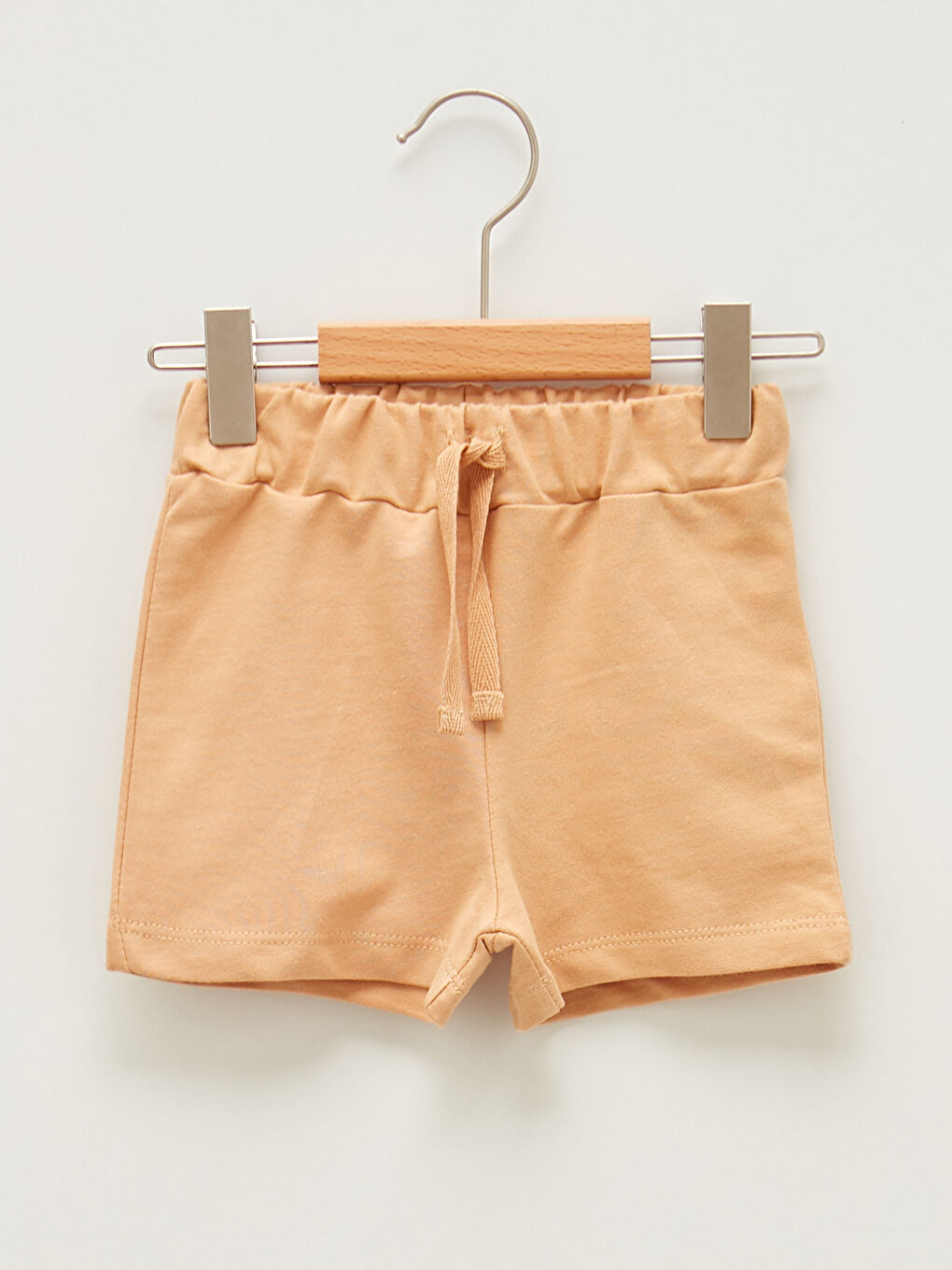 Дөңгелек жағалы қысқа жеңді негізгі мақтадан жасалған ұл балаға арналған футболка мен шорты 2 бөліктен тұратын жинақ-3