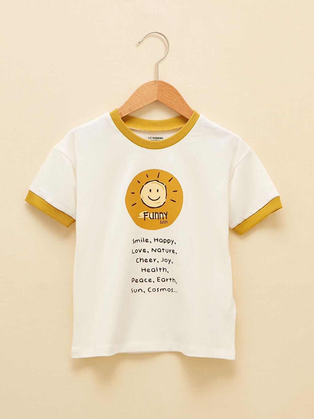 Crew Neck Short Sleeve Printed Baby Boy T-Shirt and Shorts, Pack of 2-1