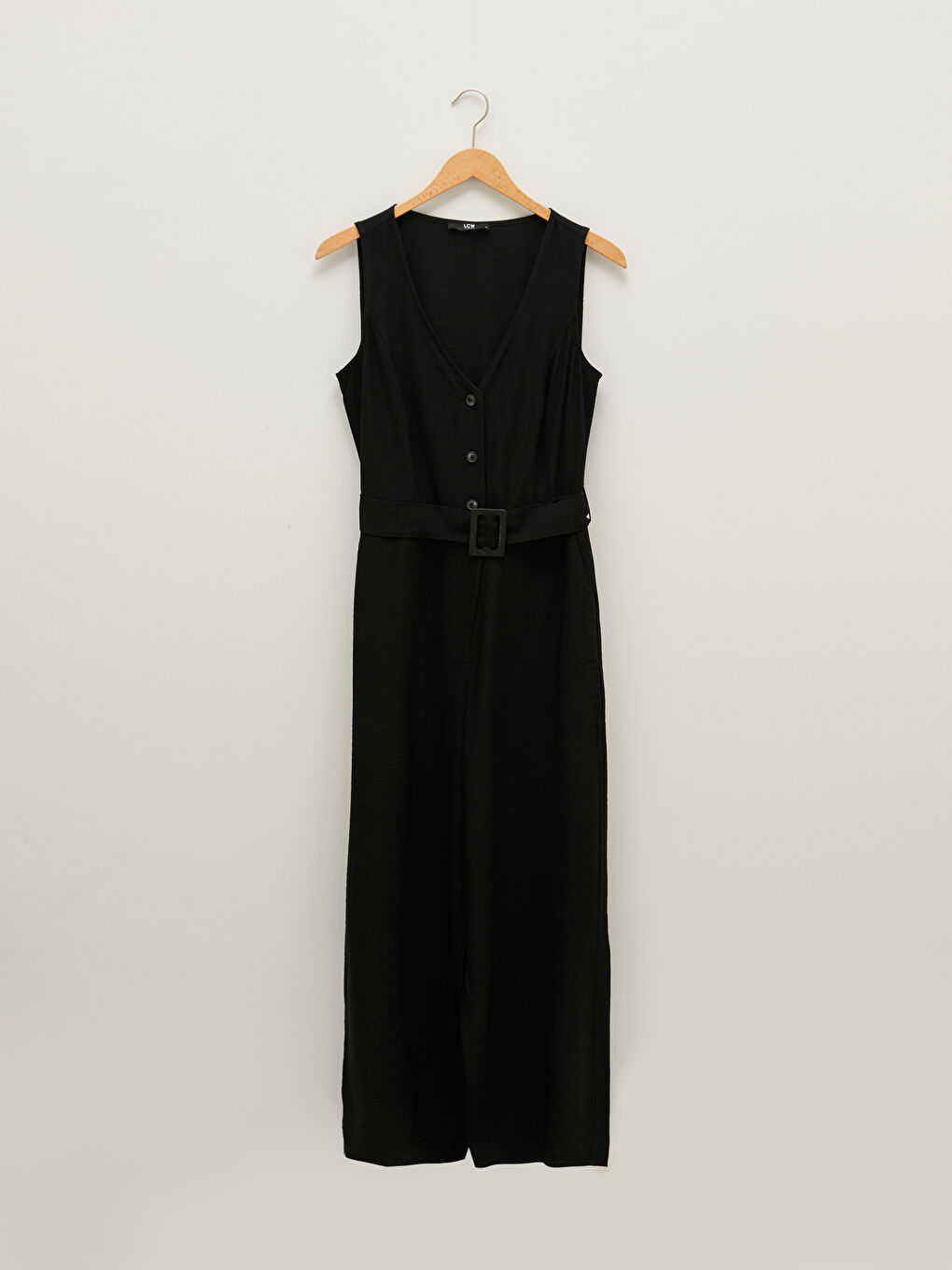 LCW Vision V-Neck Waist Belt Women's Overalls -S1KK13Z8-CVL