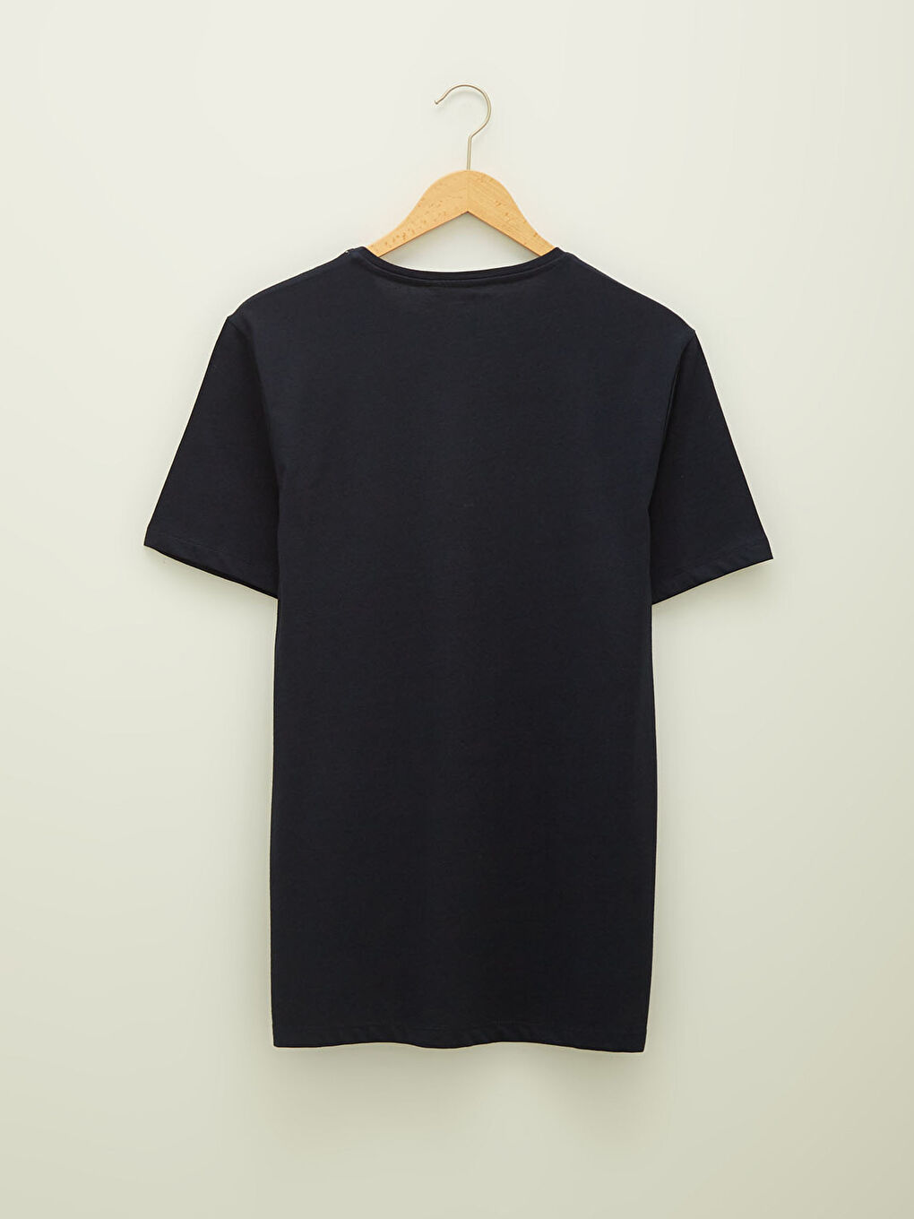 Crew Neck Short Sleeve Basic Combed Cotton Men's T-shirt-6