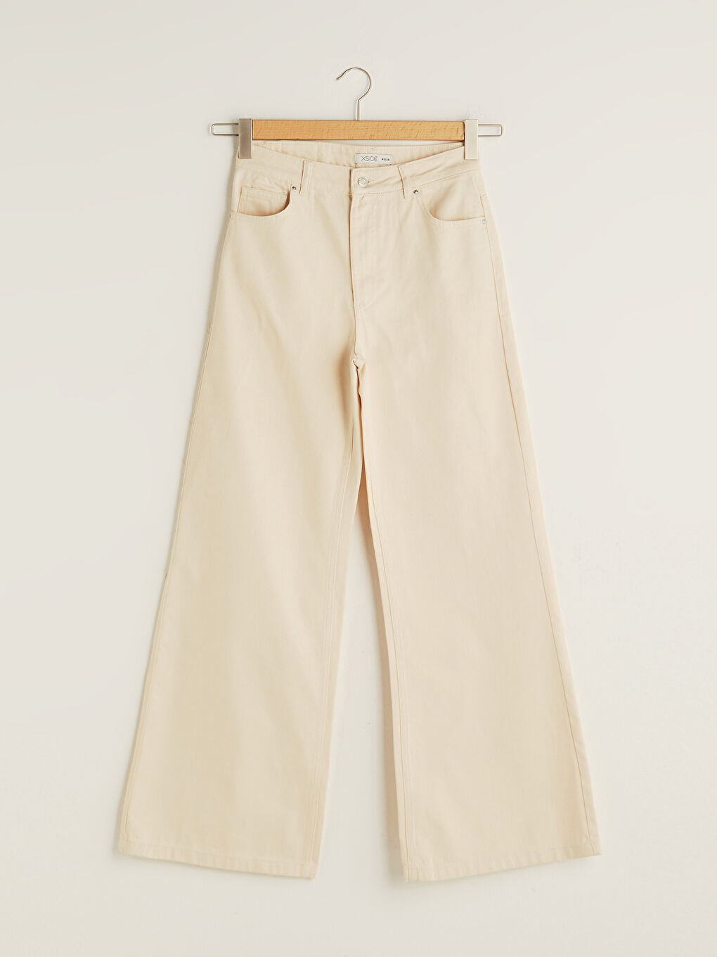 XSIDE Women's Wide Leg Pocket Detailed Jean Trousers -S1KL00Z8-FWL