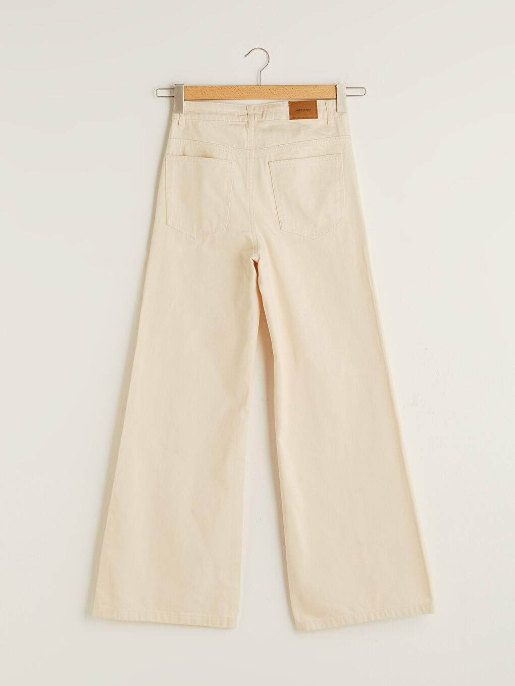 XSIDE Women's Wide Leg Pocket Detailed Jean Trousers -S1KL00Z8-FWL