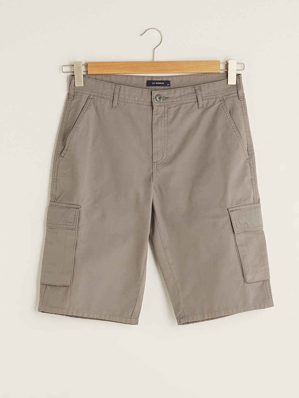 Standard Fit Twill Men's Cargo Shorts-4