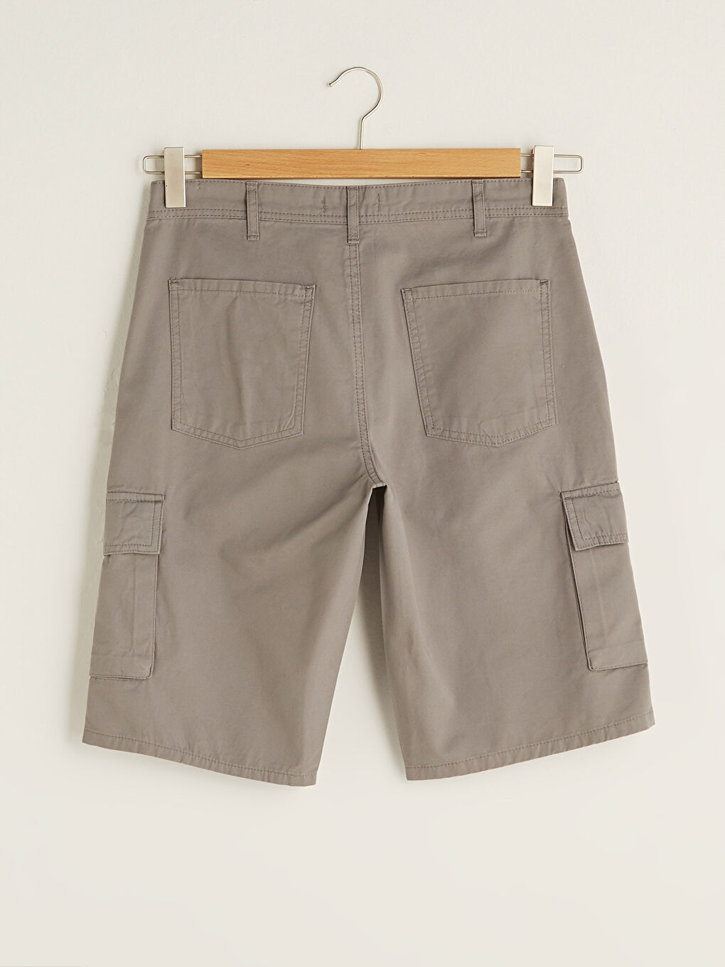 Standard Fit Twill Men's Cargo Shorts-5