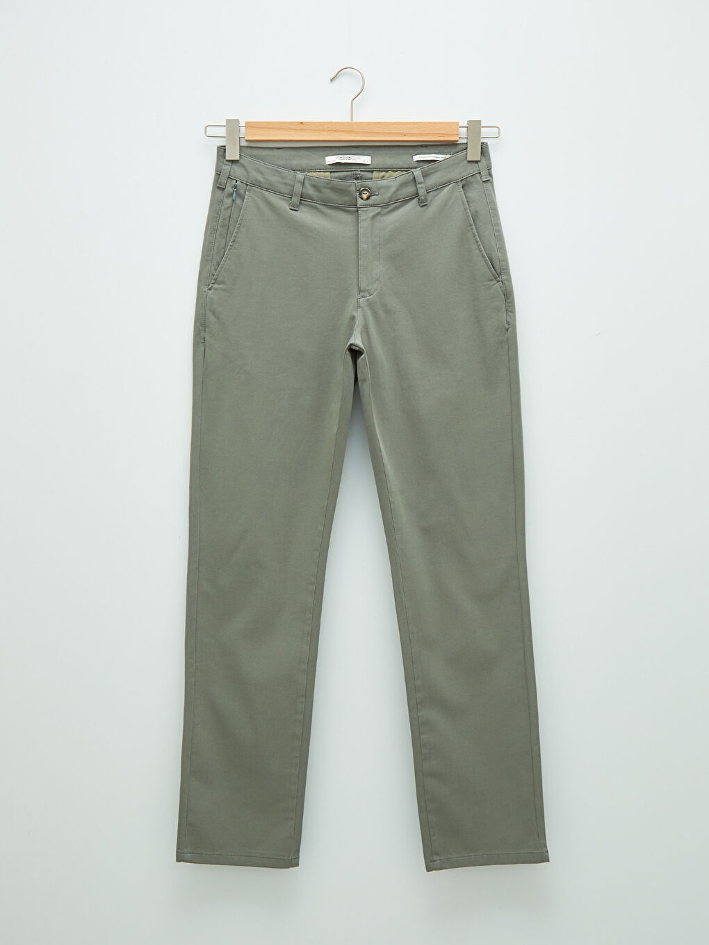 Normal Kalıp Erkek Chino Pantolon-4