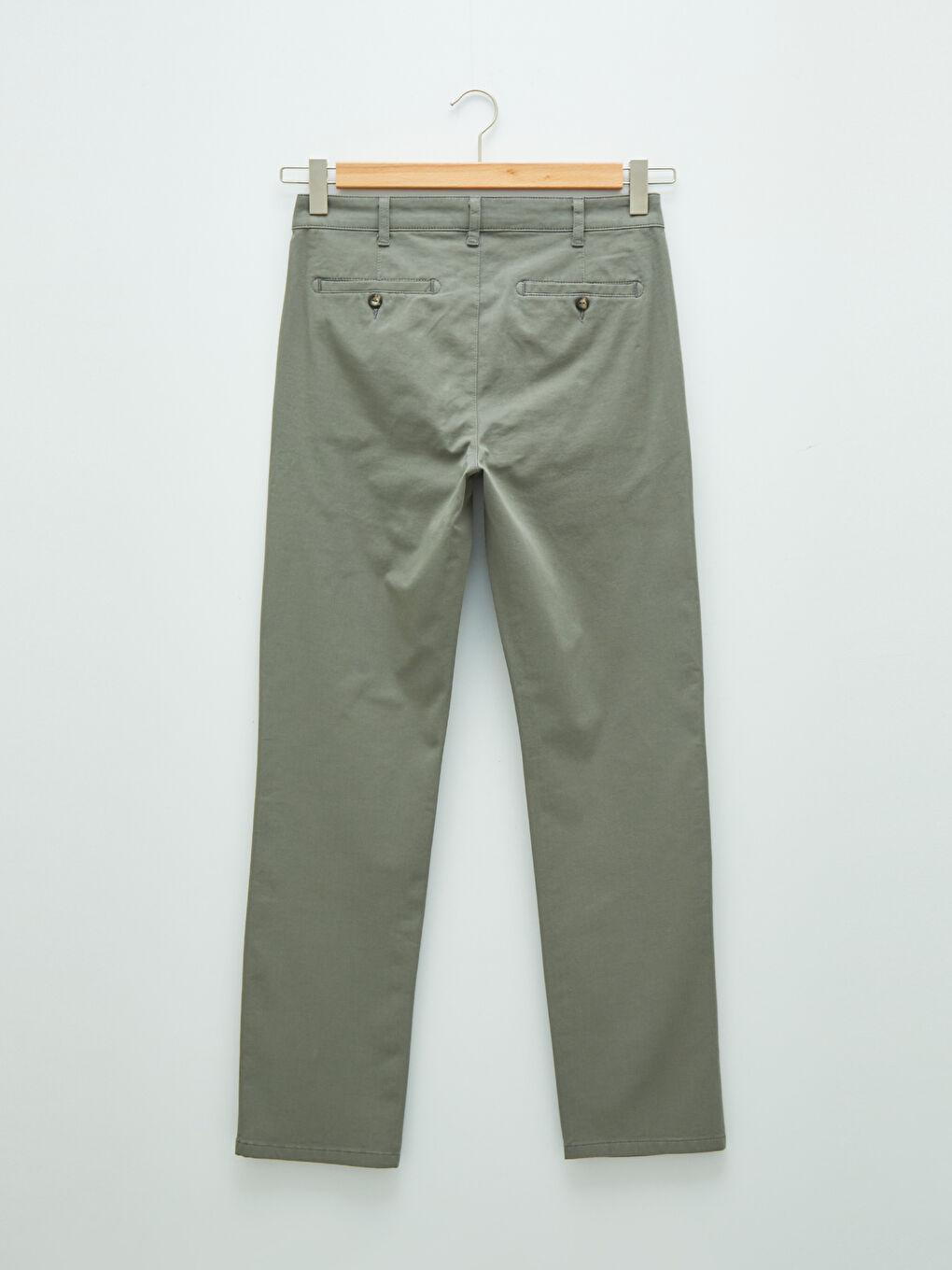 Normal Kalıp Erkek Chino Pantolon-5