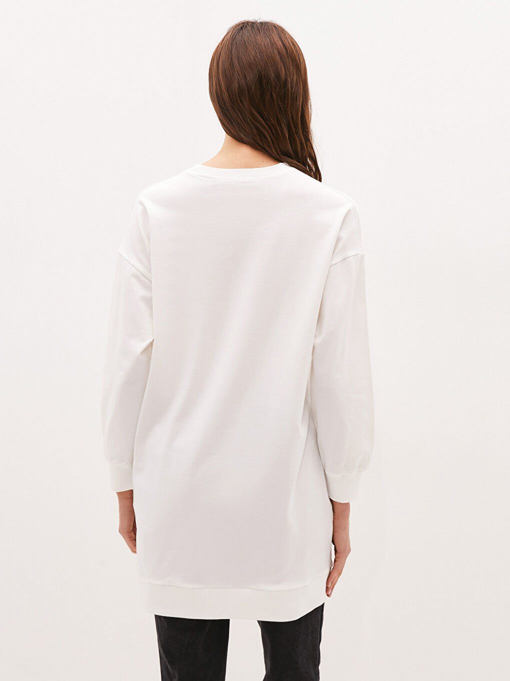 تونیکی قۆڵ درێژی چاپکراوی Mickey Mouse یه‌خه‌ خڕ بۆ ژنان-3