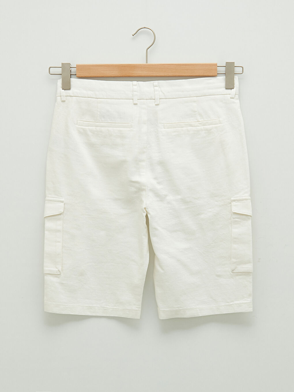 شورت لمسة كتان رفيع للرجال-6