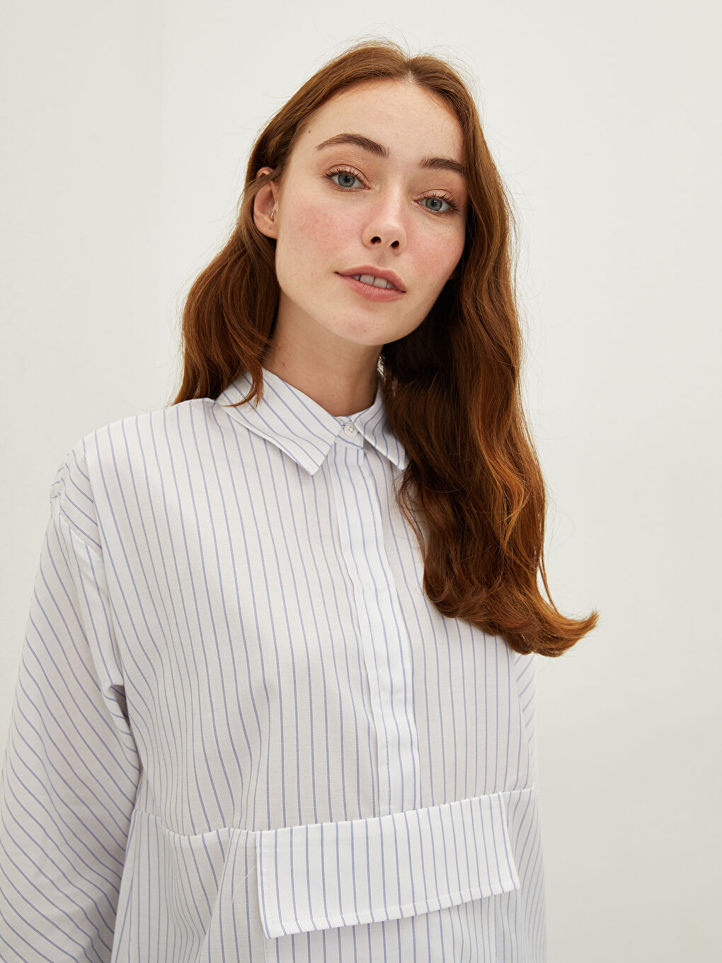 قميص تونيك للسيدات مخطط-2