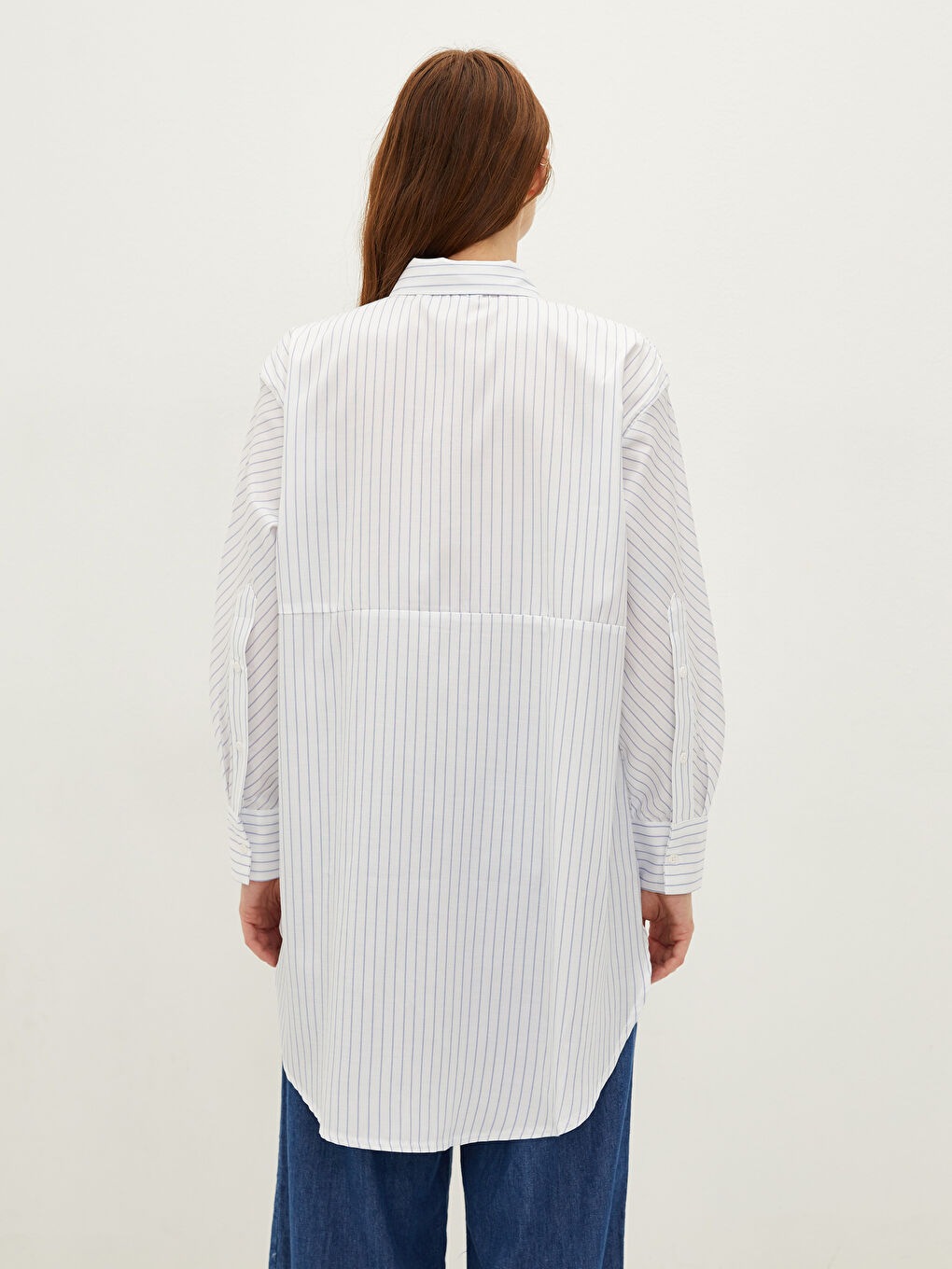 قميص تونيك للسيدات مخطط-4