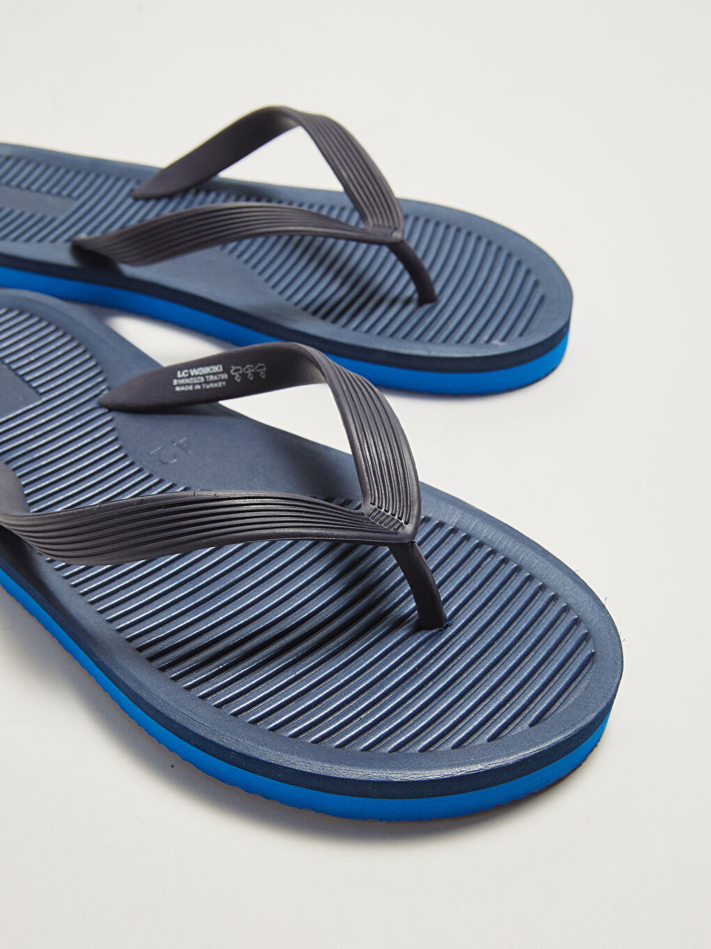 Lacivert Parmak Arası Erkek Plaj Terliği-4