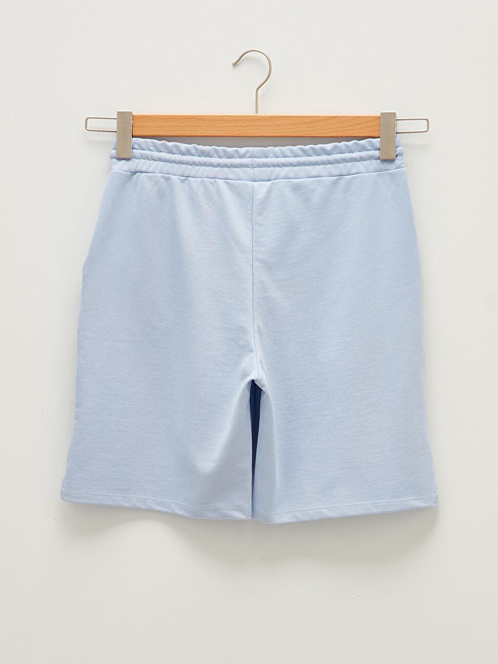 Pantaloni Scurți de Maternitate cu Talie Elastică, Drepti și cu Buzunare-13