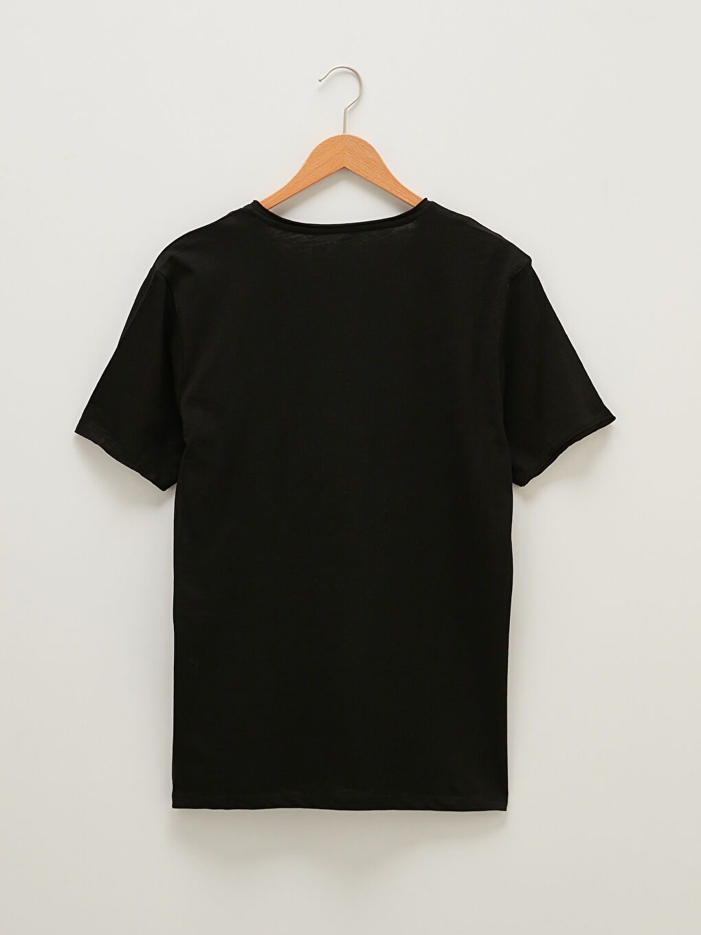 Crew Neck Short Sleeve Basic Combed Cotton Men's T-shirt-7