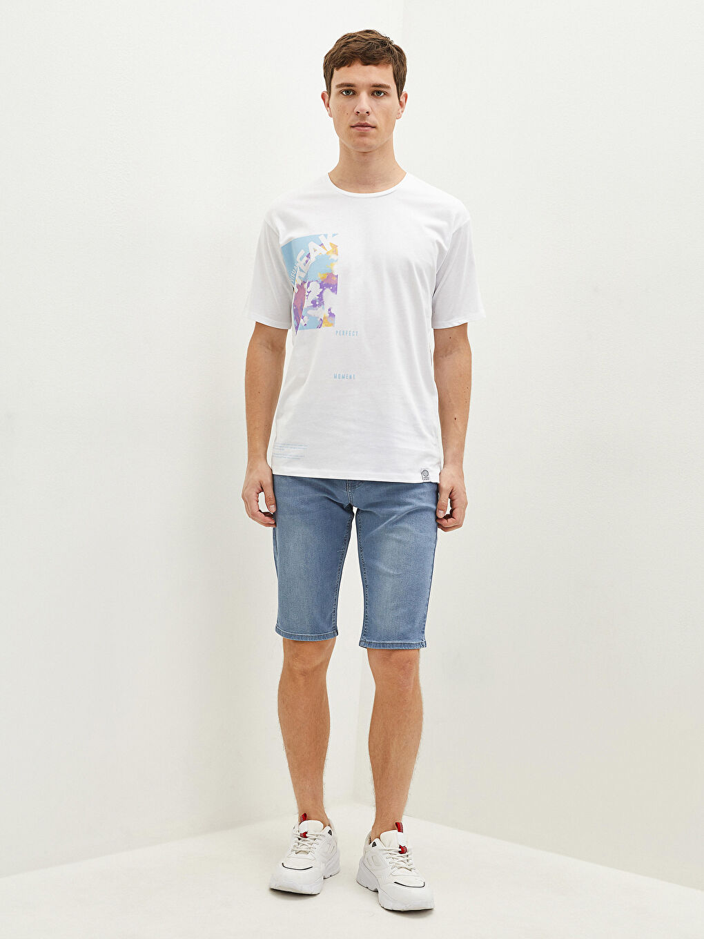 Standard Fit Men's Jean Shorts -S1KO09Z8-H45