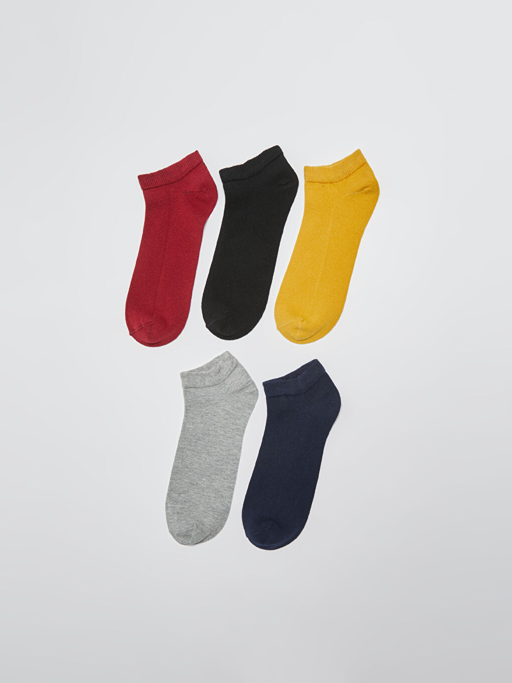 شرابات رياضية سادة للرجال - عبوة ٥ قطع-1