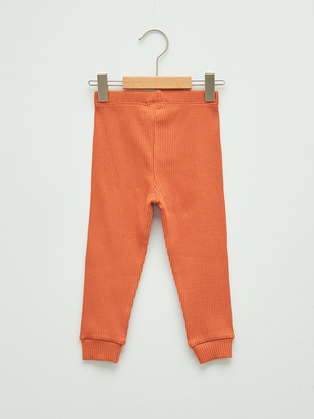 Turuncu Bisiklet Yaka Kısa Kollu Basic Erkek Pijama Takımı-4