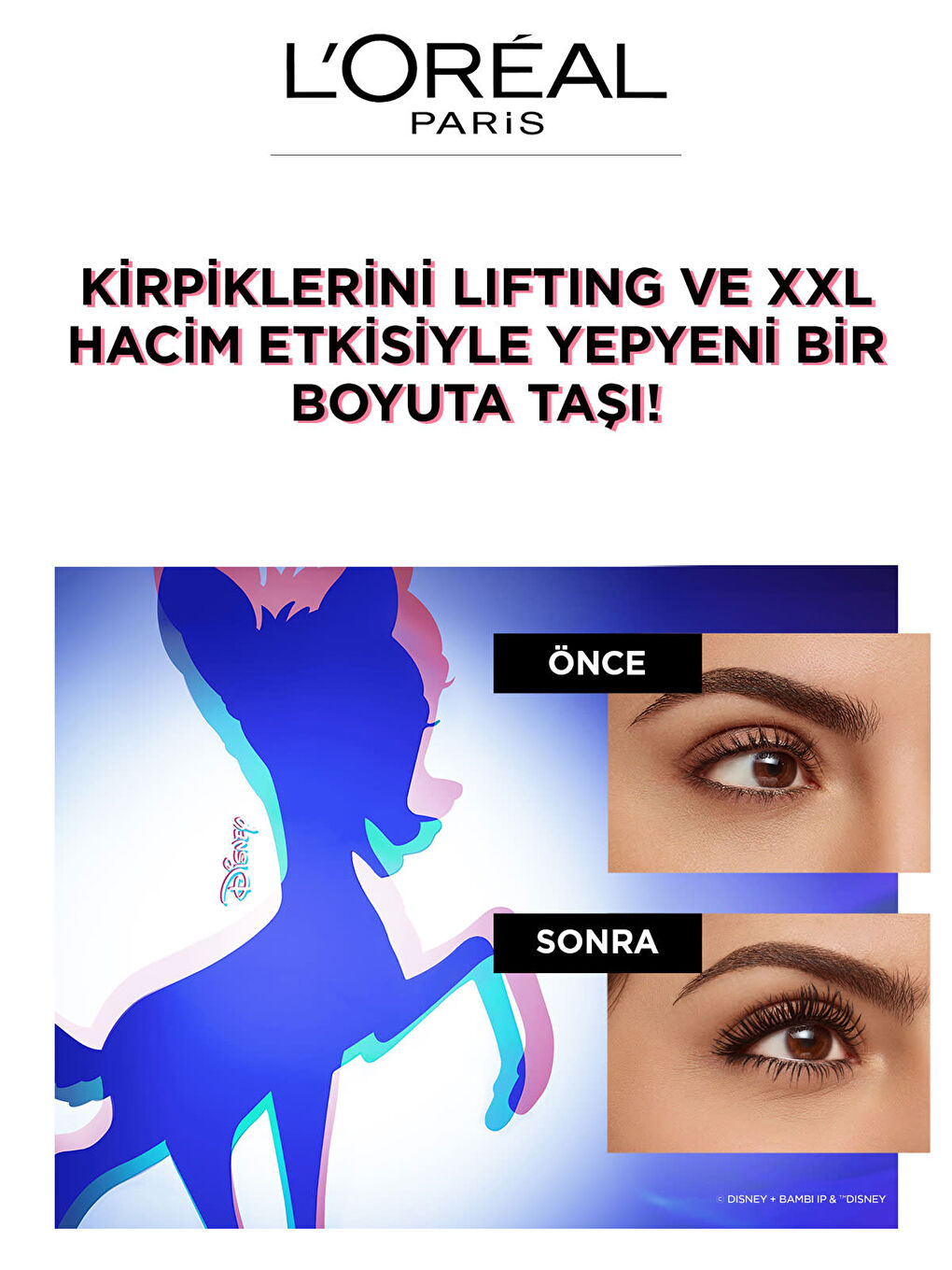 L'Oreal Paris L'Oréal Paris Bambi Oversized Eye Maskara - Black -S1KQ38Z8-M0T