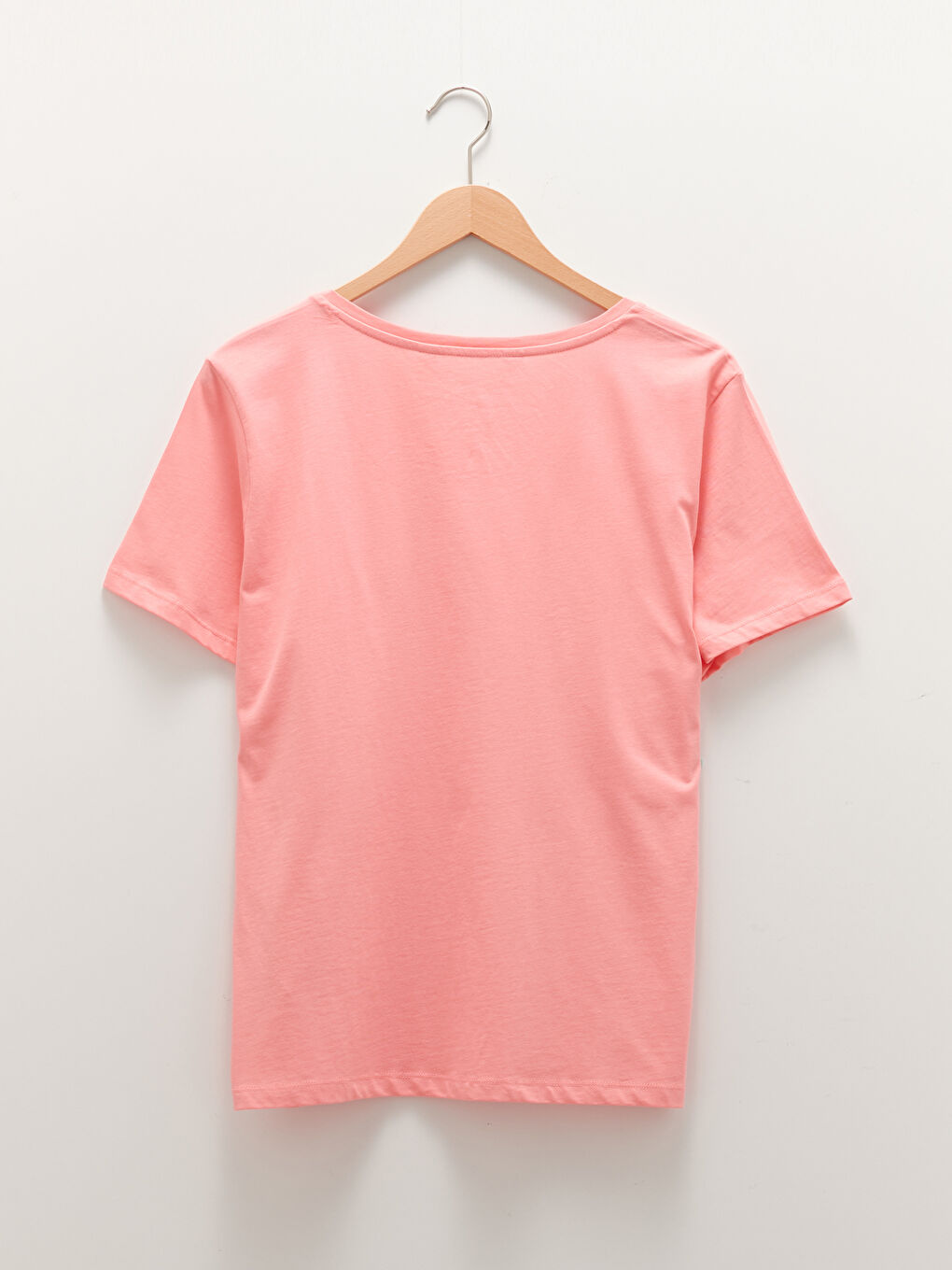 Crew Neck Printed Short Sleeve Cotton Short Pajamas Set-13