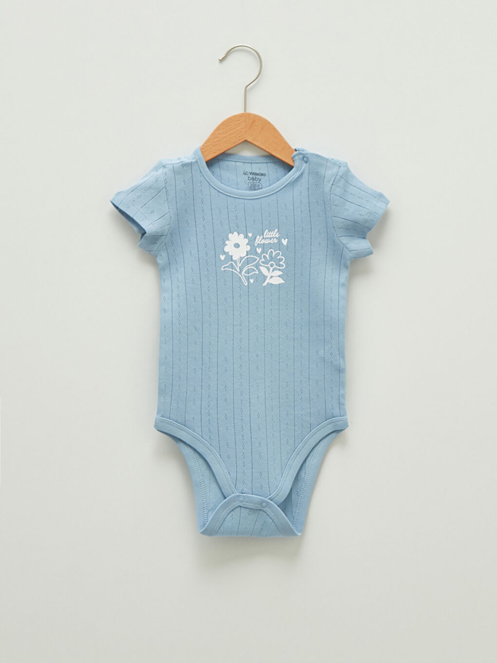 Body Bébé Fille Col Rond Manches Courtes Imprimé Coton Avec Fermeture à Pression Lot de 2-1