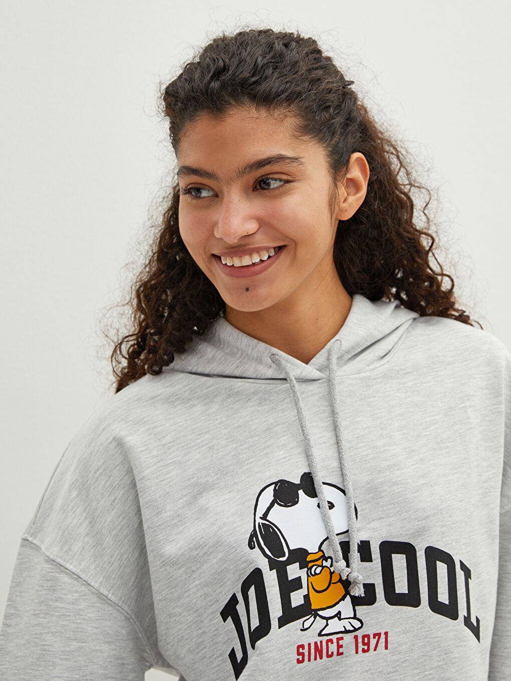 Snoopy Printed Long Sleeve Women's Hoodie-3