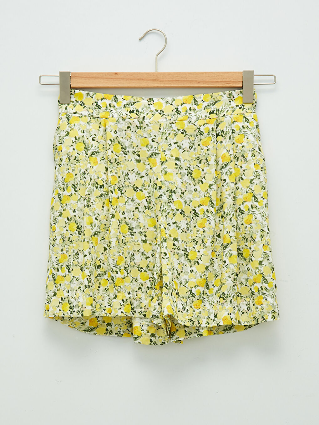 Шорты Женские Вискозные Узорчатые На Резинке-5