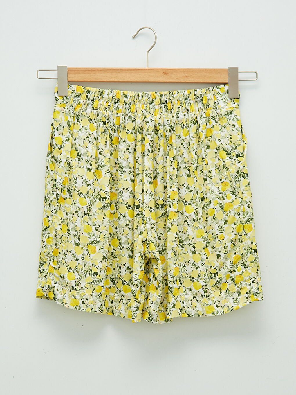 Шорты Женские Вискозные Узорчатые На Резинке-6