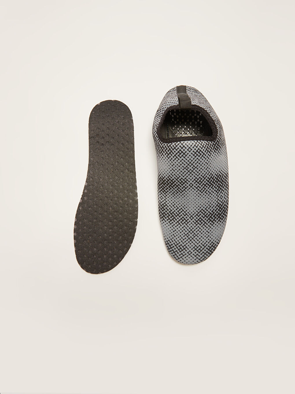 Siyah Baskılı Erkek Deniz Ayakkabısı-2