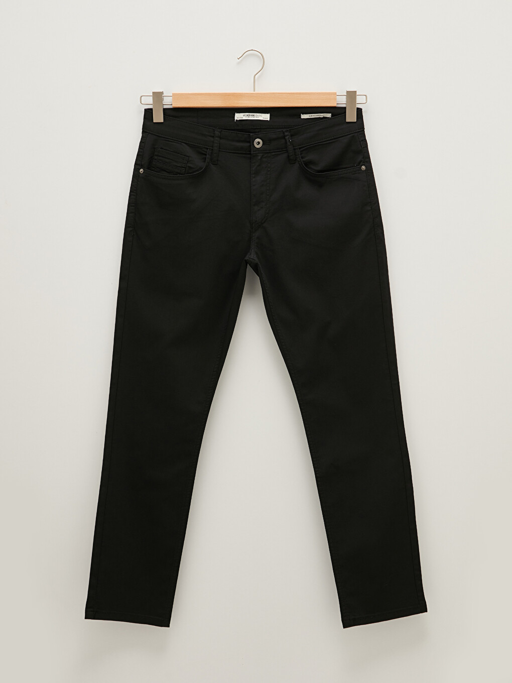 Slim Fit Twill Men's Trousers-4