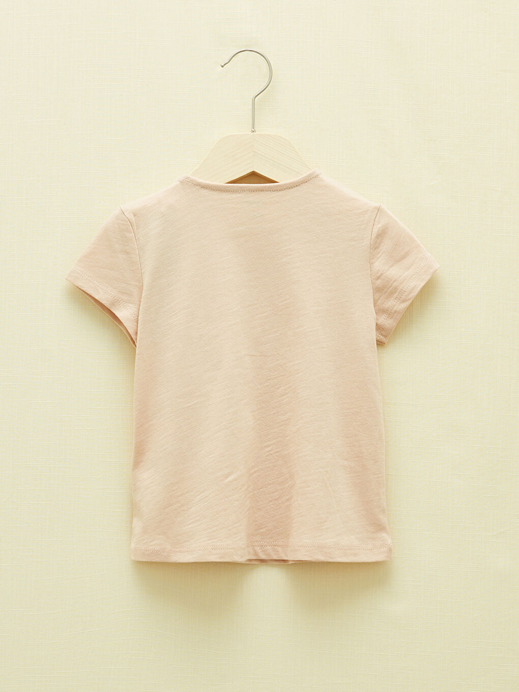 Baby Collar Short Sleeve Printed Baby Girl T-Shirt-2