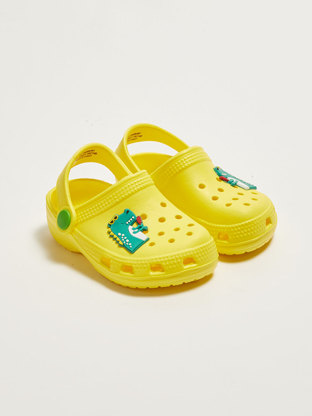 Sarı Patch Detaylı Erkek Bebek Plaj Sandaleti