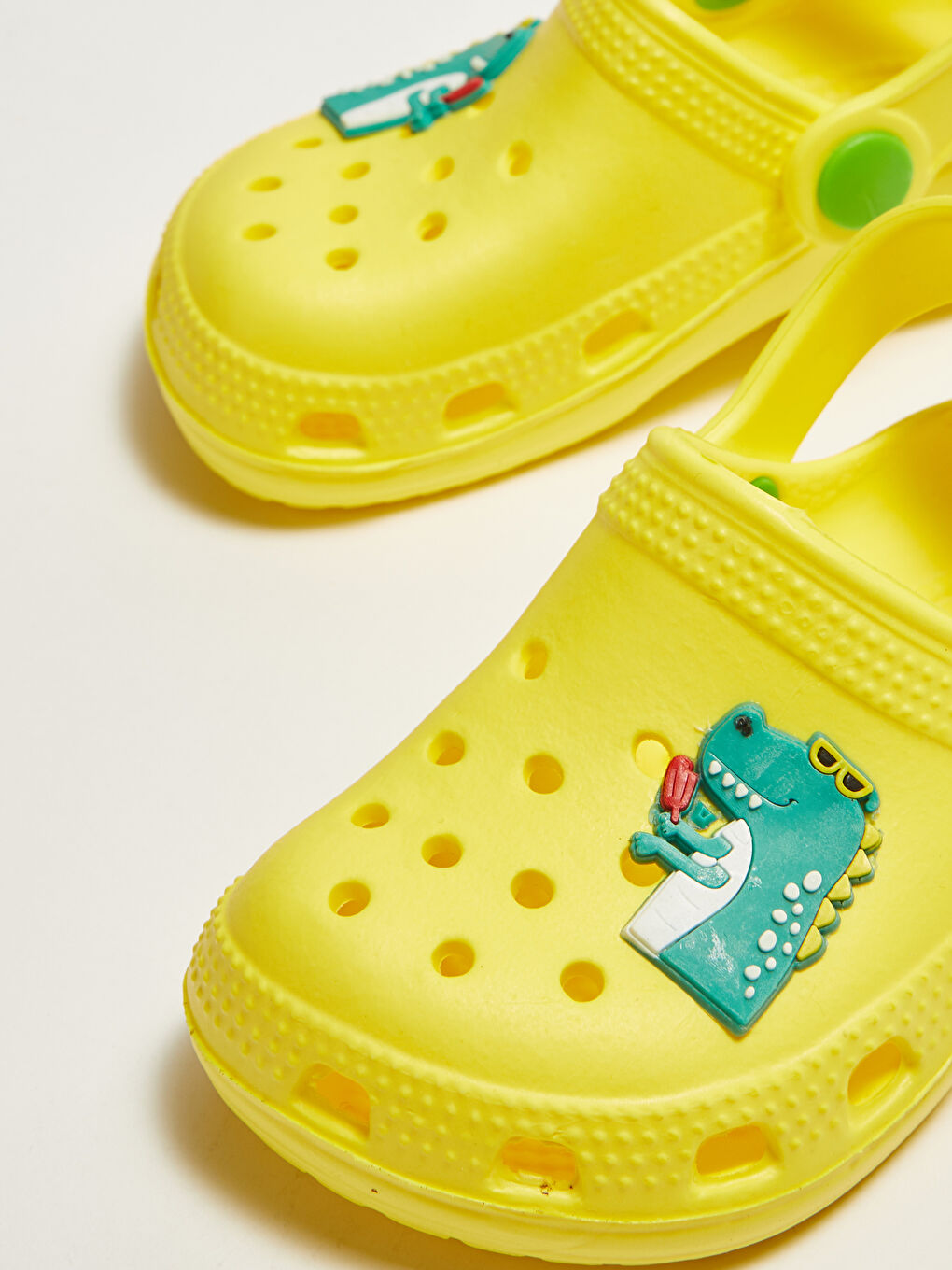 Sarı Patch Detaylı Erkek Bebek Plaj Sandaleti-4