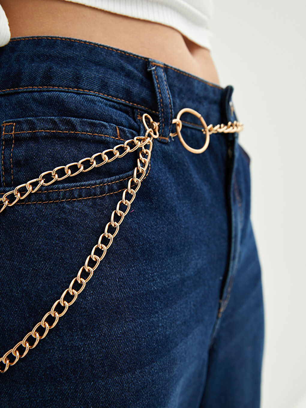 Sarı Kadın Zincir Kemer