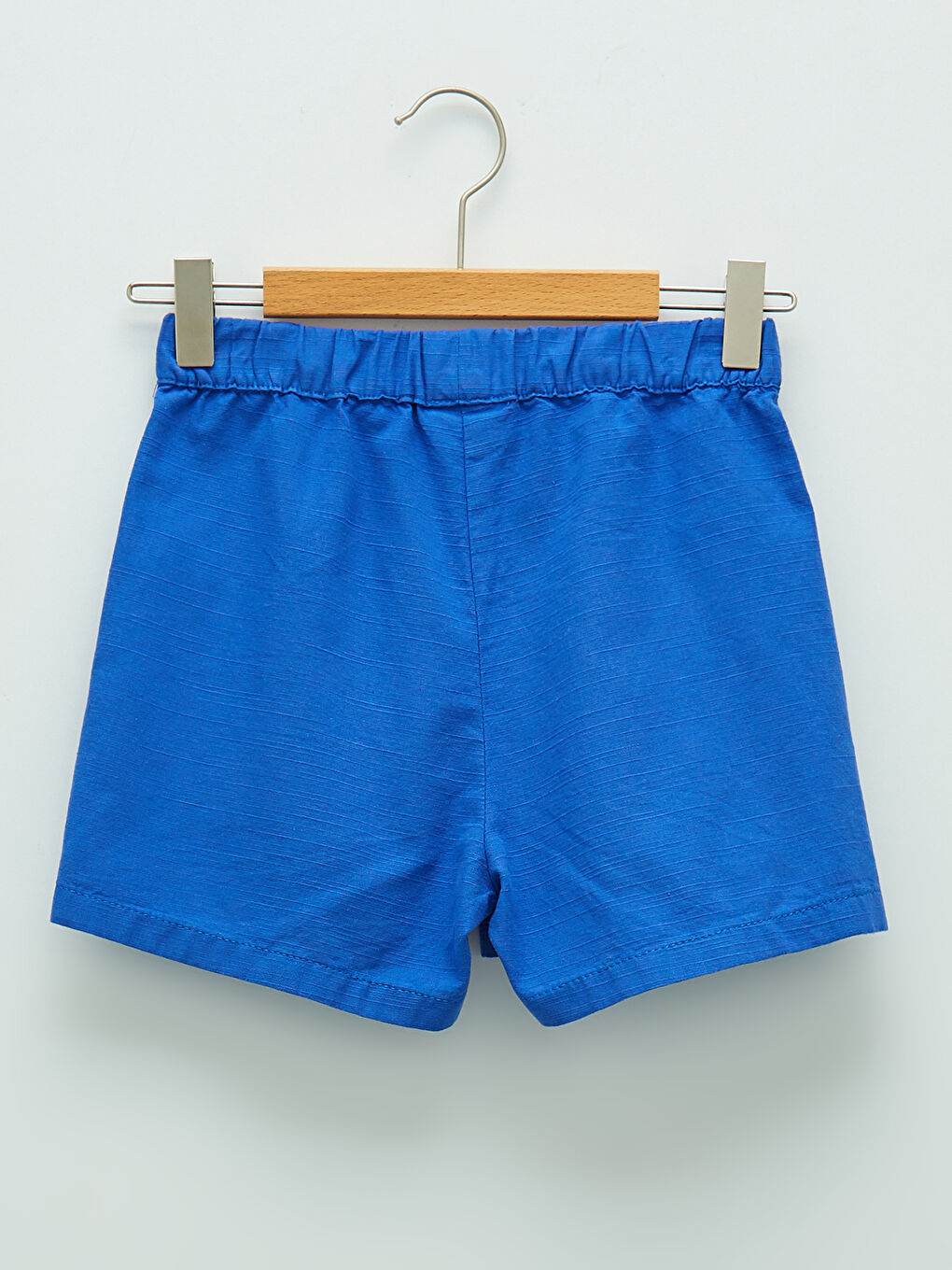 Basic Viscose Girl Shorts With Elastic Waist-1