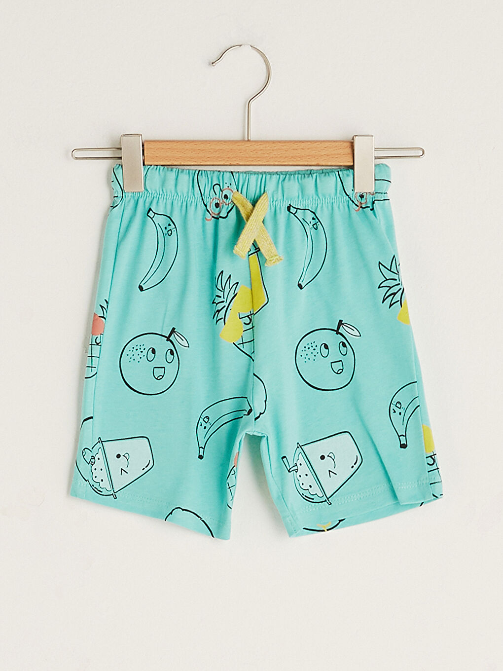 Shorts Bébé Garçon En Coton Imprimé Avec Taille Élastique