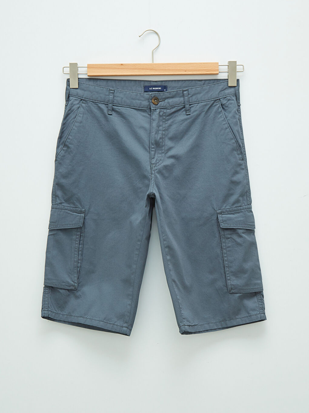 Standard Fit Mens Gabardine Cargo Shorts -S1L849Z8-DF0