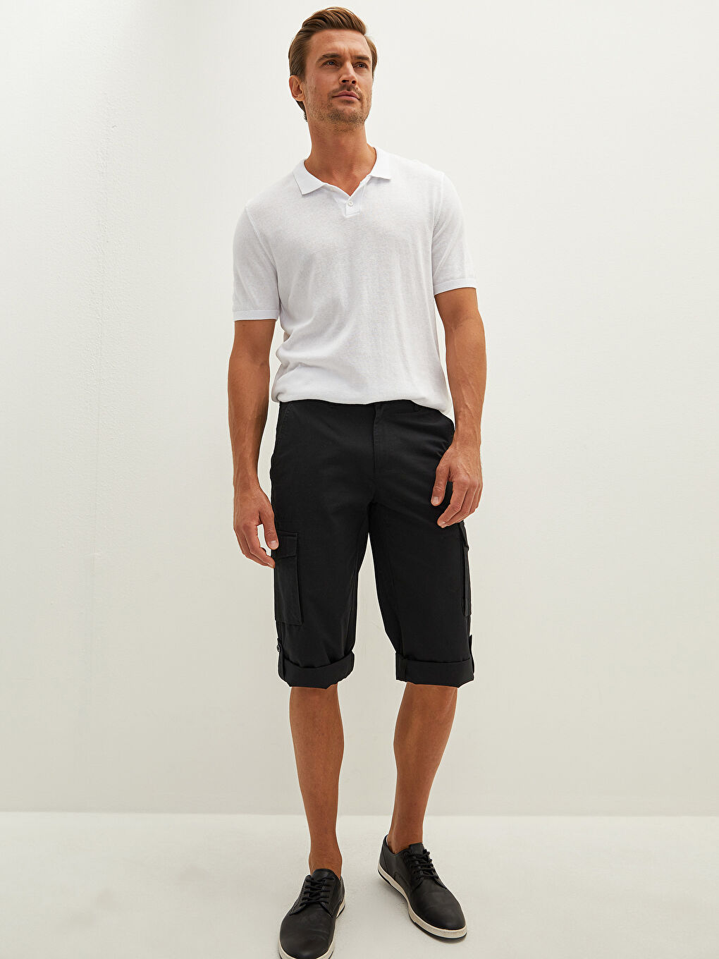 شورت كارغو عادي للرجال-1