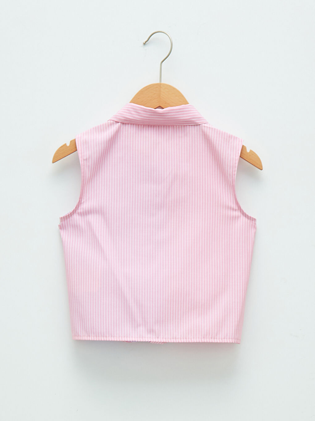 Color Block Striped Poplin Girl Shirt-1