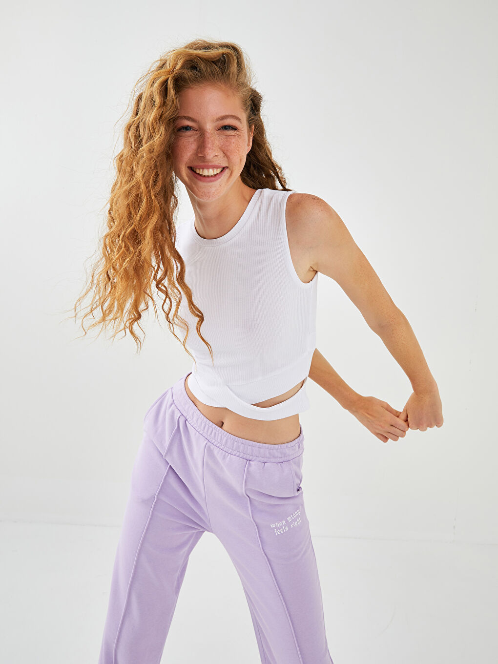 Rundhalsausschnitt Schlicht Ärmellos Jersey Stoff Bluse für Damen