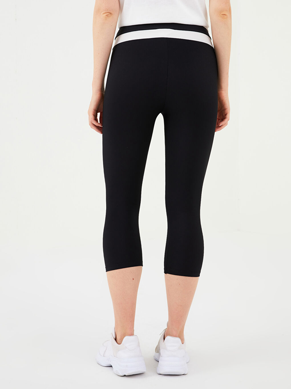 Collants de sport pour Femmes à taille élastiquée avec bloc de couleurs-4