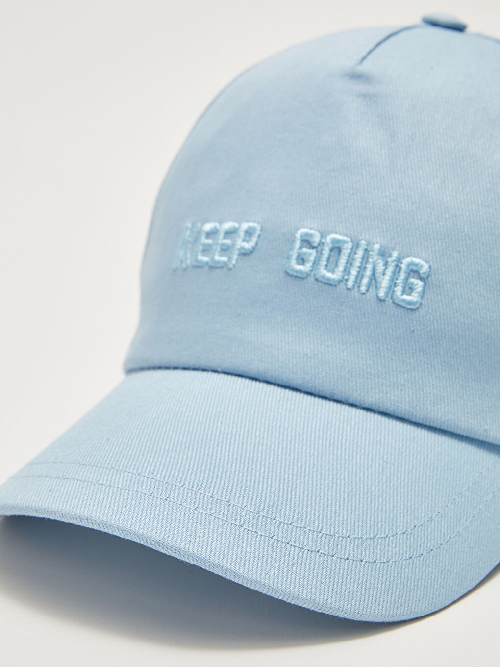 Mavi Yazı Nakışlı Erkek Çocuk Kep Şapka-2