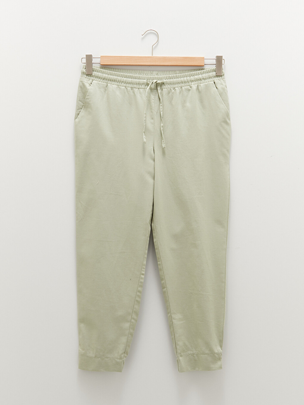 Elastic Waist Straight Pocket Detailed Maternity Jogger Pants-6