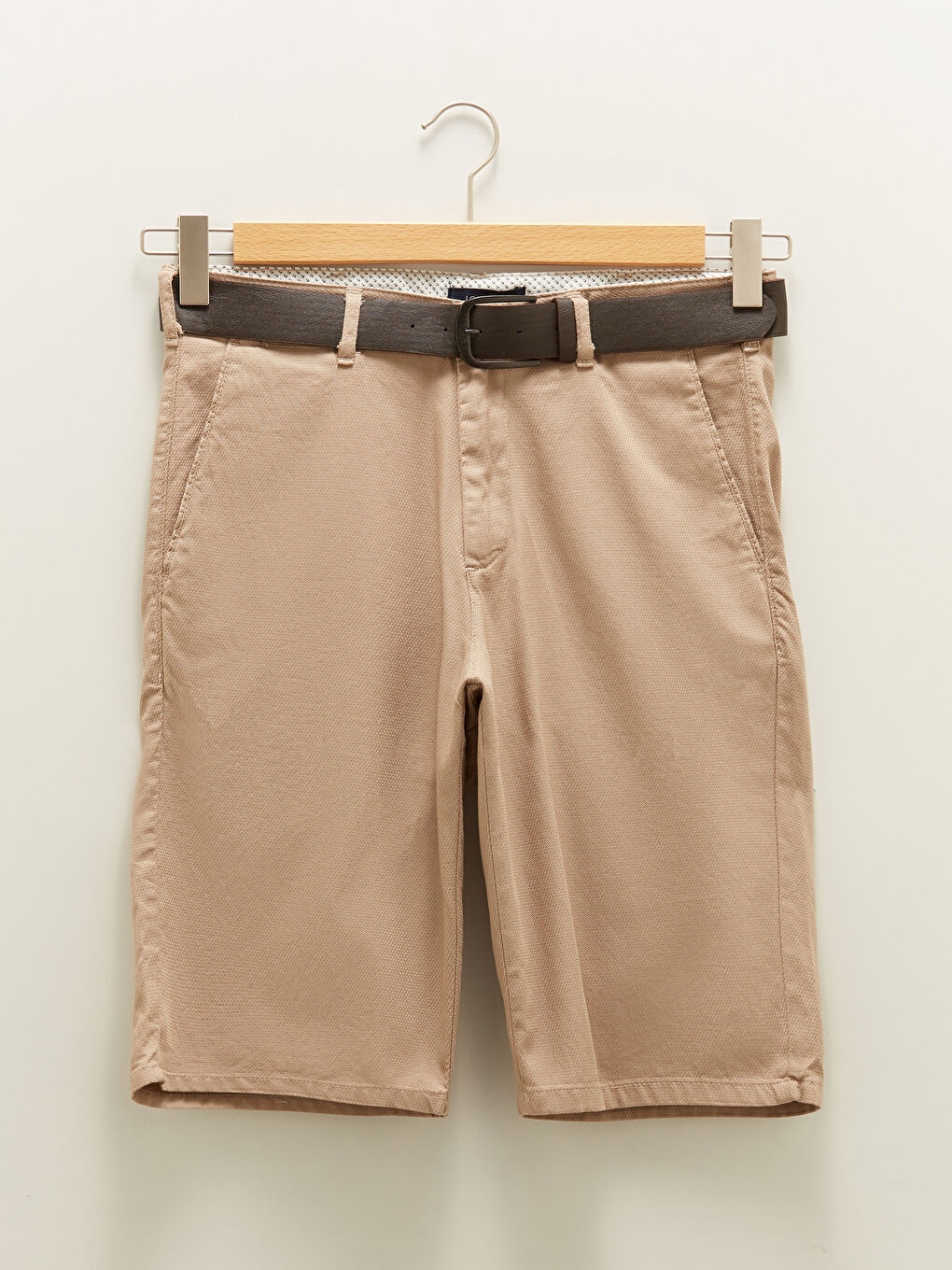 Standard Pattern Men's Bermuda Belt Shorts-6