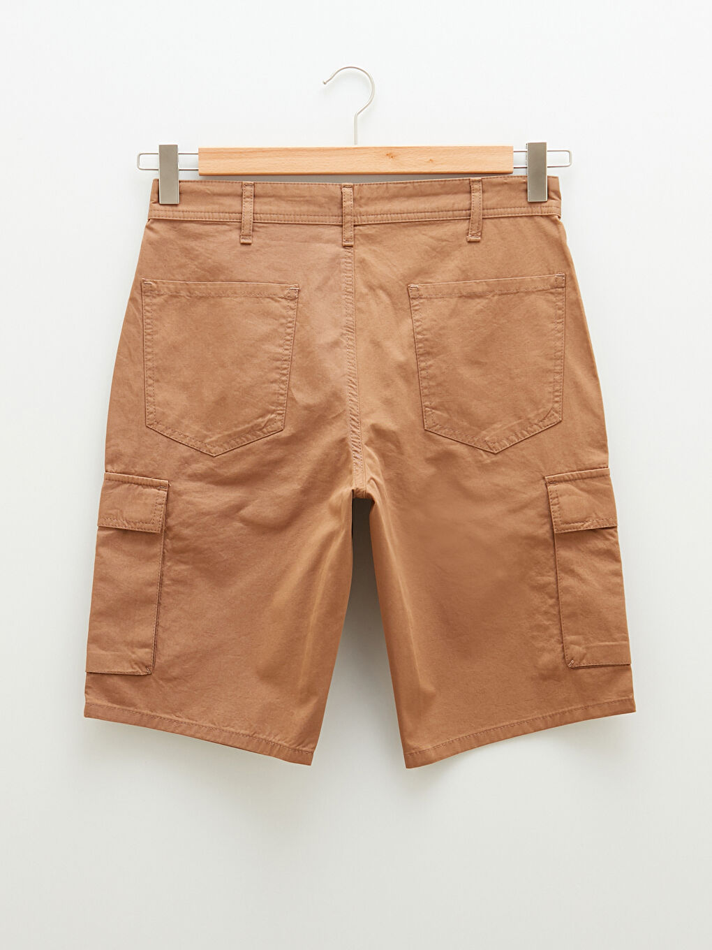 Standard Fit Mens Gabardine Cargo Shorts -S1LC41Z8-GXT