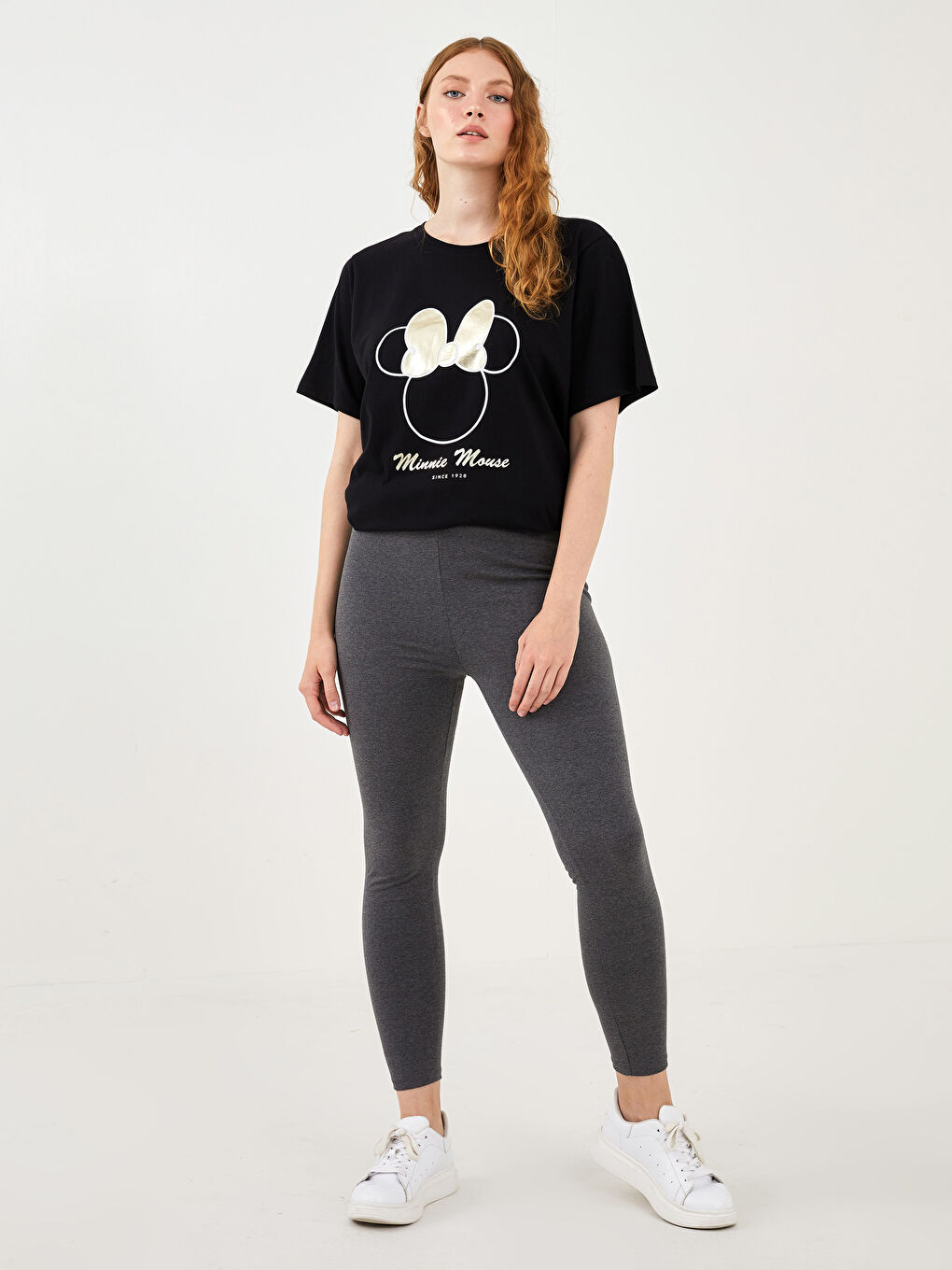 Colanți Drepți Mărimi Mari Pentru Femei Cu Talie Elastică