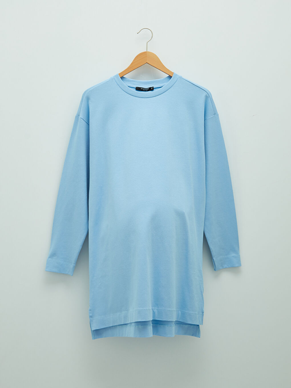 LCWAIKIKI Maternity Crew Neck Regular Long Sleeve Maternity Tunic -S1LD74Z8-QXE