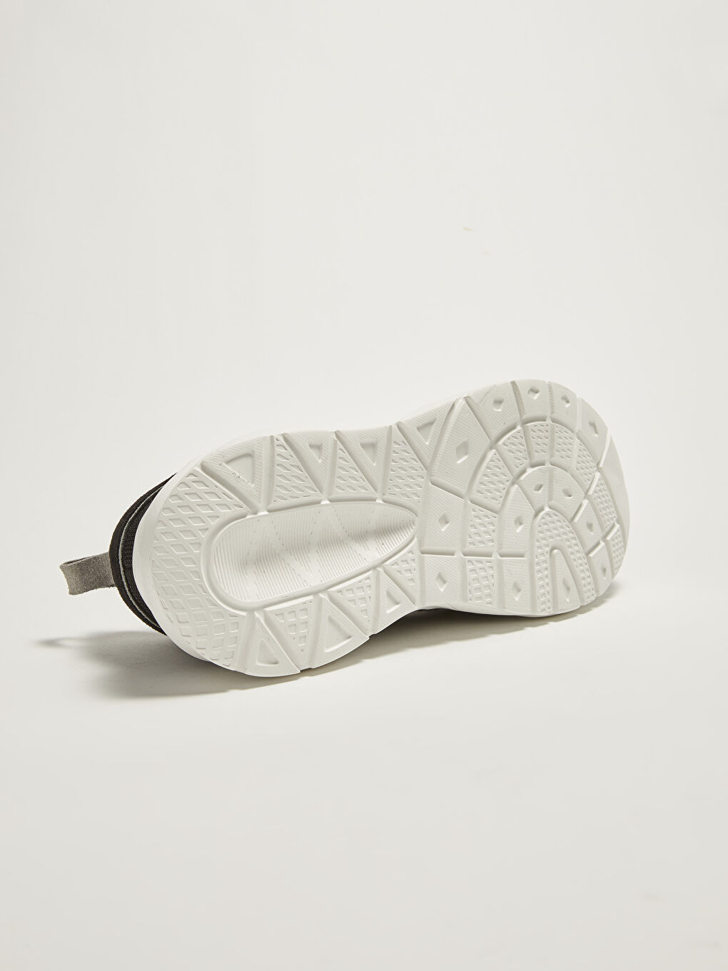 Siyah File Detaylı Bağcıklı Erkek Spor Ayakkabı-3